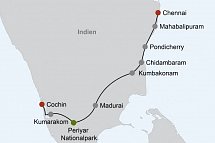 Südindien zum Kennenlernen