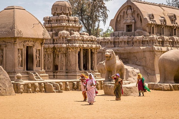 Südindien zum Kennenlernen - Mahabalipuram, Tamil Nadu