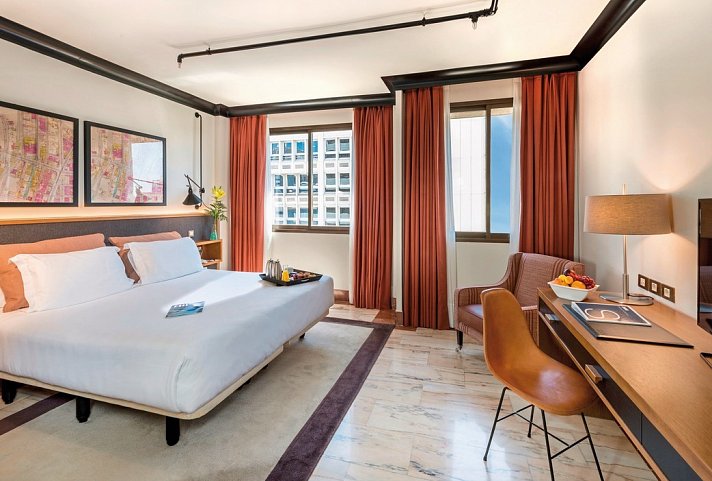 H10 Tribeca - Wohnbeispiel Doppelzimmer Deluxe (Zimmercodierung DD1)