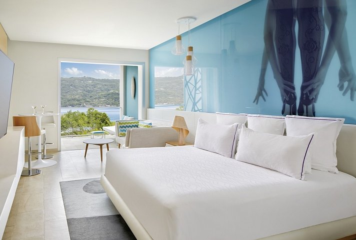 Breathless Montego Bay Resort & Spa - Wohnbeispiel Allure Junior Suite Tropical View (Zimmercodierung JB1)