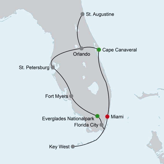 Florida Sunshine State & Beach (Superior-Variante, City View)