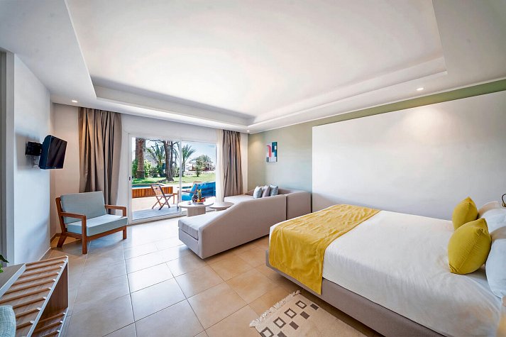 Sentido Marillia Resort & Spa - Wohnbeispiel Doppelzimmer Swim-Up (Zimmercodierung DBQ)