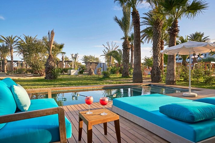 Sentido Marillia Resort & Spa - Wohnbeispiel Juniorsuite Swim-Up (Zimmercodierung J1Q)