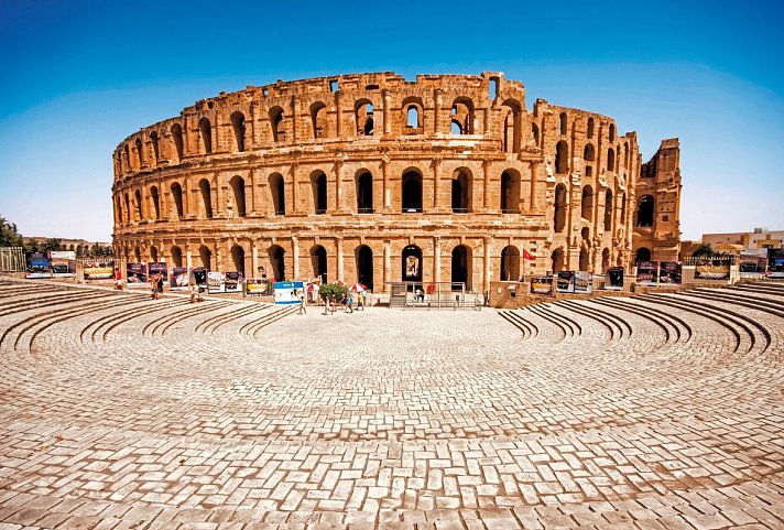 Kulturschätze und Wüstensonne - Tunesiens Paradies - Amphitheater El Djem