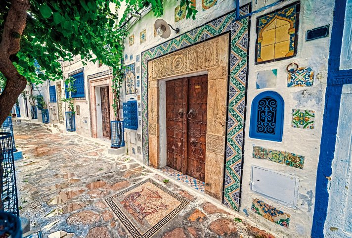 Tunesiens Schätze - kulturelle und kulinarische Höhepunkte - Farbenprächtige Medina