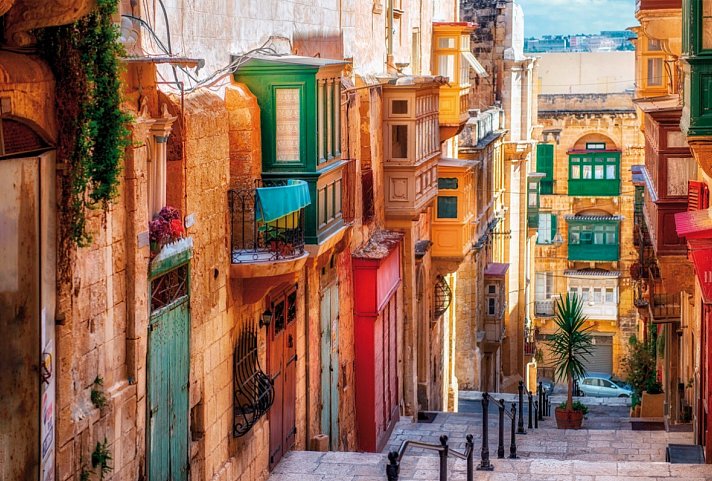 Entdeckungsreise auf Malta - Typische Altstadtgasse