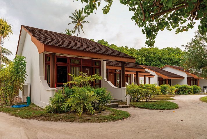 Bandos Maldives - Wohnbeispiel Standard Beachfront (Zimmercodierung UG1)