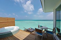 Kandima Maldives - Wohnbeispiel Aqua Villa with Swirlpool (Zimmercodierungen VX2 & VX8)