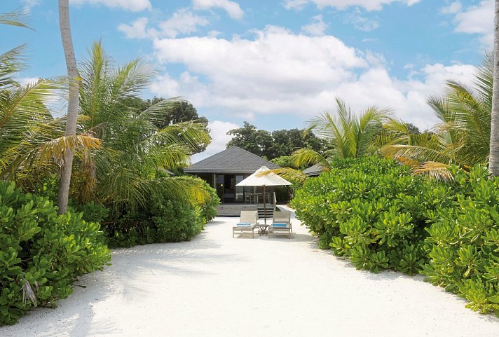 Jawakara Islands Maldives - Wohnbeispiel Beach Villa (Zimmercodierungen VB1, VB3, VV1 & VV3)