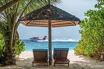 Reethi Faru Resort - Strandzugang Deluxe Beach Villa (Zimmercodierungen VB1 & VB7)