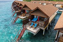 Reethi Faru Resort - Wohnbeispiel Water Villa (Zimmercodierungen VX1, VX2, VX7 & VV1)