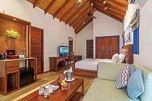 Reethi Faru Resort - Wohnbeispiel Two Bedroom Garden Suite (Zimmercodierungen WG2 & WG7)