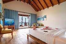 Reethi Faru Resort - Wohnbeispiel Water Villa Suite with Jacuzzi (Zimmercodierungen WX2 & WX7)