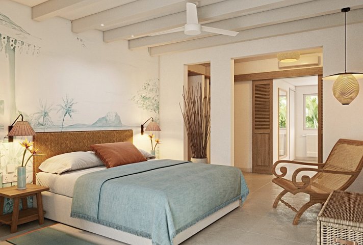 Veranda Grand Baie Hotel & Spa - Wohnbeispiel Comfort Garden (Zimmercodierungen UF1 & UH1)