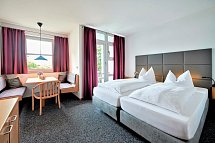 Hotel Bannwaldsee - Wohnbeispiel Doppelzimmer Buching Nebengebäude (Zimmercodierung D1V)
