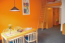 Hotel Bannwaldsee - Wohnbeispiel Familienzimmer Maisonette Nebengebäude (Zimmercodierung MB1)