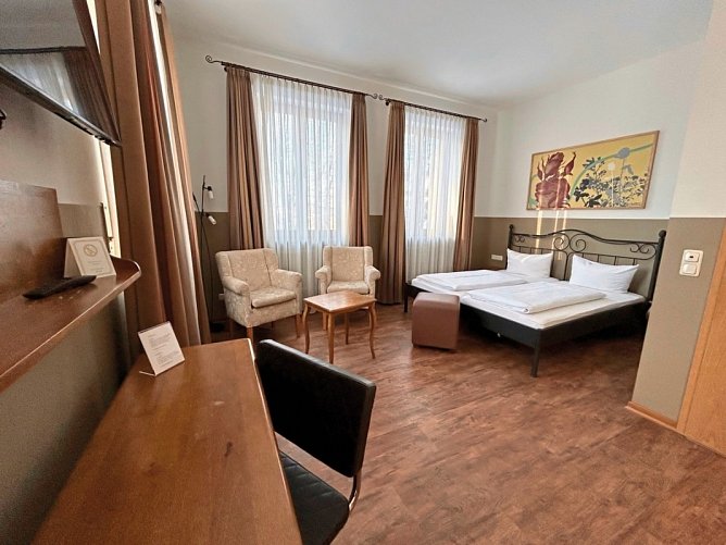 hideauts hotels Der Rosengarten - Wohnbeispiel Doppelzimmer Chic (Zimmercodierung DF1)