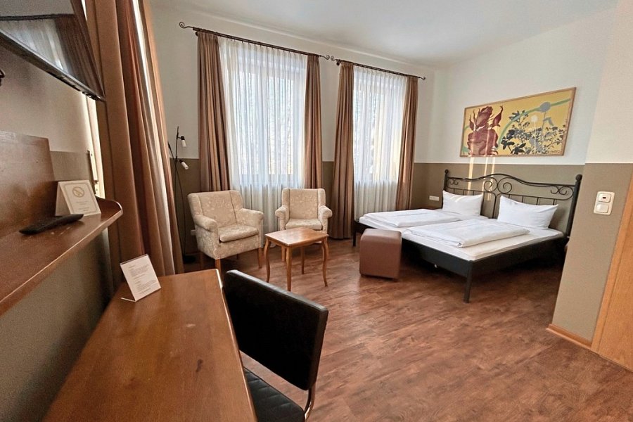hideauts hotels Der Rosengarten - Wohnbeispiel Doppelzimmer Chic (Zimmercodierung DF1)
