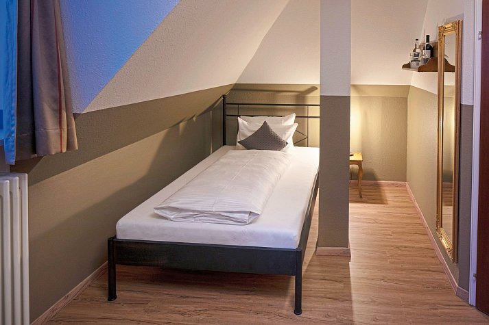 hideauts hotels Der Rosengarten - Wohnbeispiel Einzelzimmer Classy (Zimmercodierung EB1)