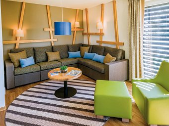 Center Parcs Park Allgäu - Wohnbeispiel Haus Premium (Zimmercodierungen BM1, BM2, BD5 & BD6)