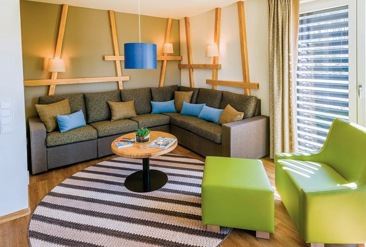 Center Parcs Park Allgäu - Wohnbeispiel Haus Premium (Zimmercodierungen BM1, BM2, BD5 & BD6)