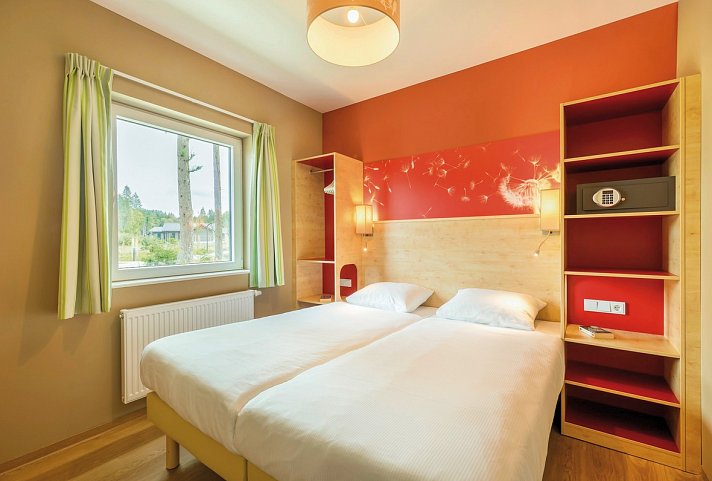 Center Parcs Park Allgäu - Wohnbeispiel Haus Comfort (Zimmercodierungen BF1, BF2, BB1 & BB2)