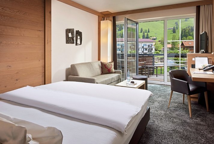 Panoramahotel Oberjoch - Wohnbeispiel Doppelzimmer (Zimmercodierung DB1)