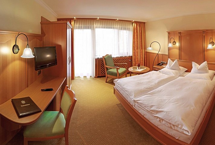 Steinbach-Hotel - Wohnbeispiel Doppelzimmer Standard (Zimmercodierungen DG1, DC1 & DX1)