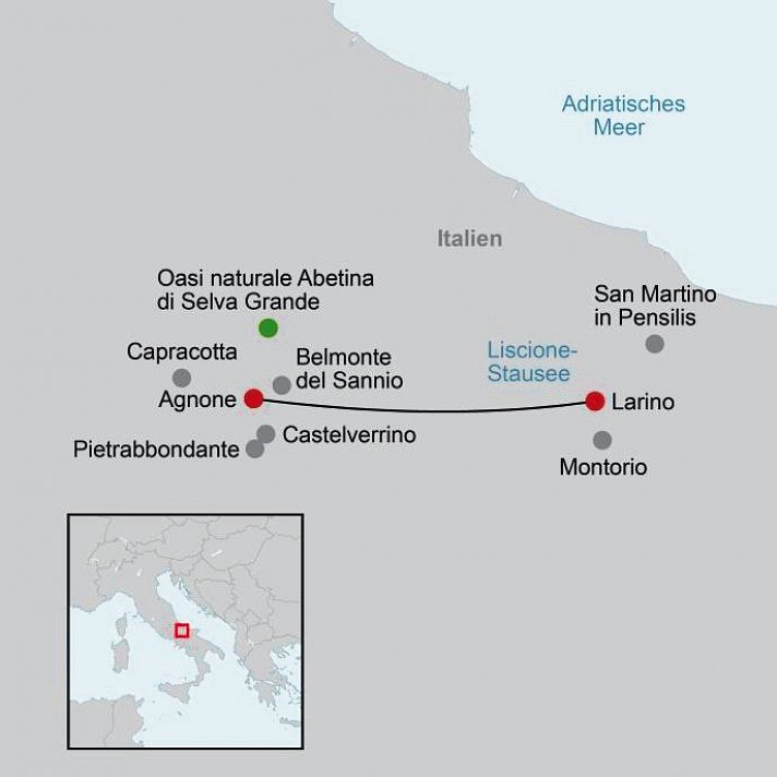 Radreise Molise - Italiens verstecktes Juwel