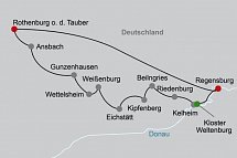 Altmühltal-Radtour klassisch