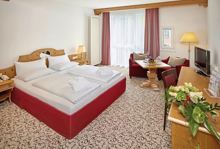 MAXIMILIAN Grand Hotel - Wohnbeispiel Doppelzimmer Komfort Class (Zimmercodierungen DF1, D1E, D2E & DC1)