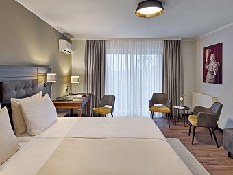 Dorint Marc Aurel Resort Bad Gögging - Wohnbeispiel Doppelzimmer Komfort (Zimmercodierungen DP1, DF1, DX1 & DX2)
