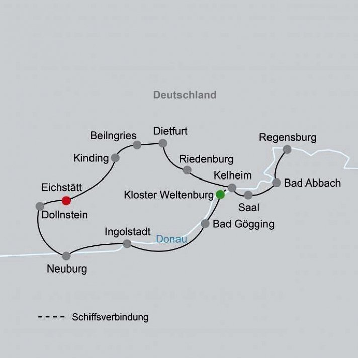 Rundtour Donau & Altmühl