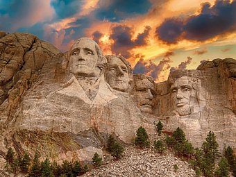 USA von Küste zu Küste (New York - San Francisco) - Mount Rushmore