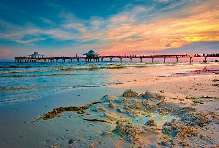 Manhattan Express & Florida Sunshine State inkl. Badeverlängerung (Standard) - Fort Myers Beach Pier