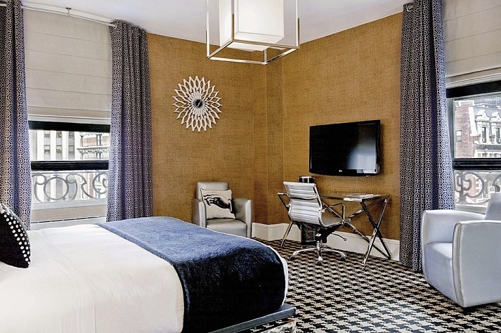 Ameritania Hotel - Wohnbeispiel Deluxe King (Zimmercodierung UD2)