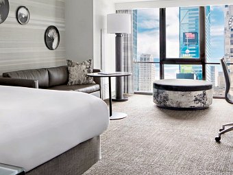 New York Marriott Marquis - Superior King Room, View (Times Square) (Zimmercodierung US4)