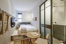 MOXY New York Times Square - Wohnbeispiel Standard One Full bed (Zimmercodierung UG6)