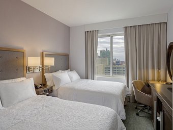 Hampton Inn Times Square South - Wohnbeispiel Double/Double (Zimmercodierung UG3)
