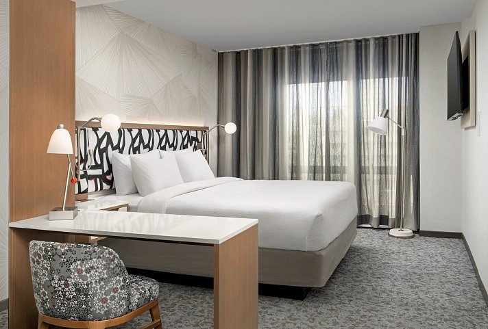 SpringHill Suites New York Queens - Wohnbeispiel King (Zimmercodierung UG1)