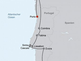 Grünes Galizien & facettenreiches Portugal
