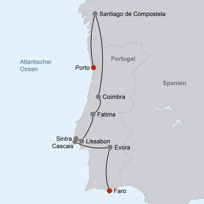 Grünes Galizien & facettenreiches Portugal