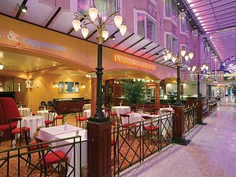 Color Line Fährstrecken - Color Line, Promenade Café