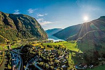 Mit Schiff und Bahn von Oslo nach Bergen - Aurlandsfjord