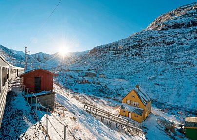 Winterliche Fjorde und Bergenbahn Oslo