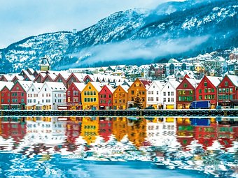 Winterliche Fjorde und Bergenbahn - Bergen