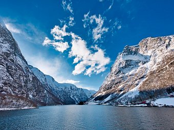 Winterliche Fjorde und Bergenbahn - Sognefjord