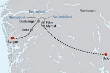 Winterliche Fjorde und Bergenbahn