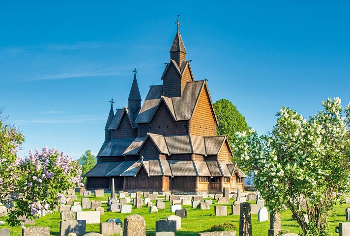 Traumhaftes Fjell-und Fjordnorwegen - Stabkirche Heddal