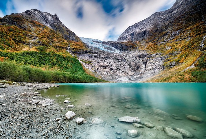 Reizvolles Norwegen - Jostedalsbreen Gletscher